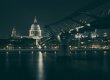london night millenium bridge