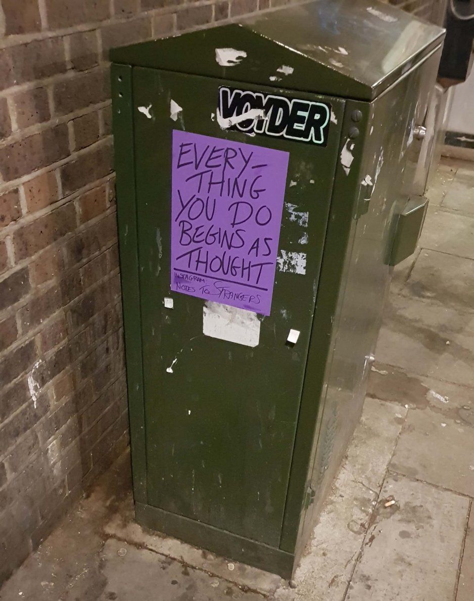 Everything you do begins with a thought