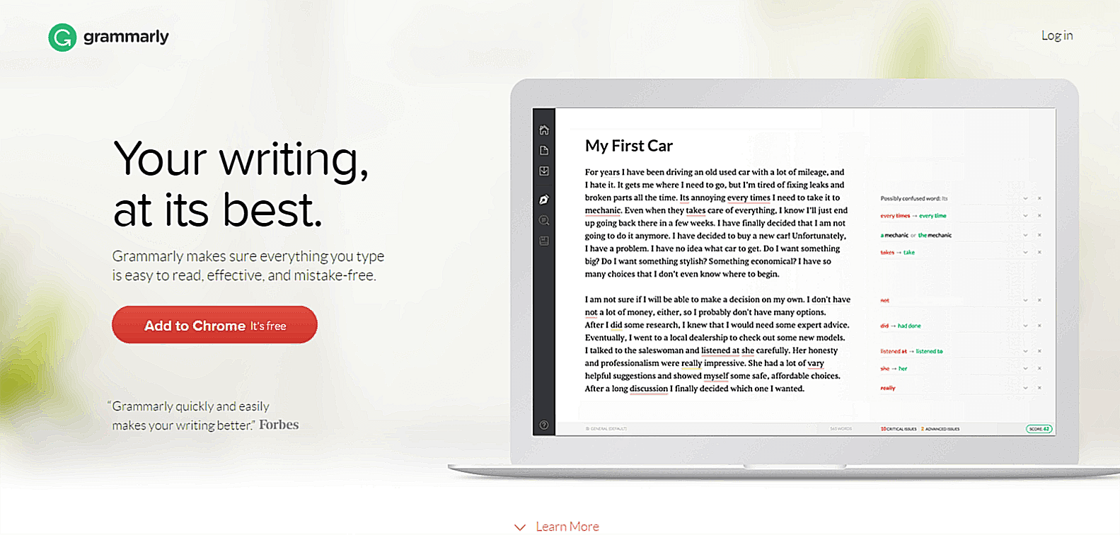 grammarly for outlook 2016